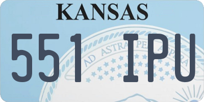 KS license plate 551IPU