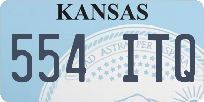 KS license plate 554ITQ