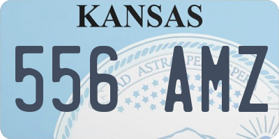 KS license plate 556AMZ