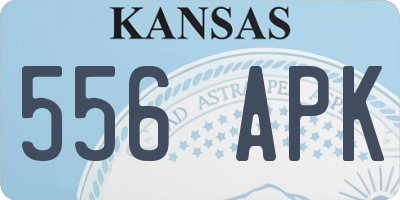 KS license plate 556APK
