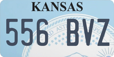 KS license plate 556BVZ