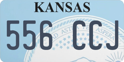 KS license plate 556CCJ