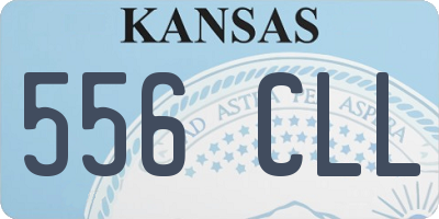 KS license plate 556CLL