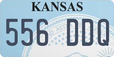 KS license plate 556DDQ