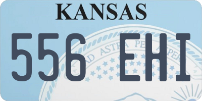 KS license plate 556EHI