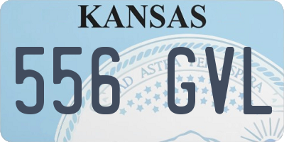 KS license plate 556GVL