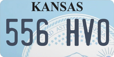 KS license plate 556HVO