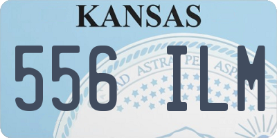 KS license plate 556ILM
