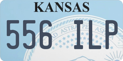 KS license plate 556ILP