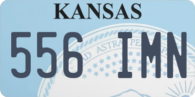 KS license plate 556IMN