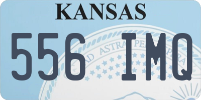 KS license plate 556IMQ