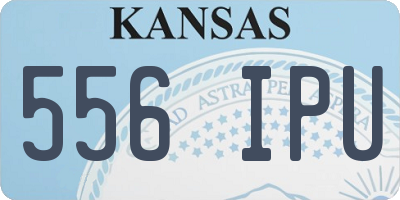 KS license plate 556IPU