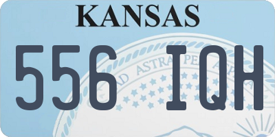 KS license plate 556IQH