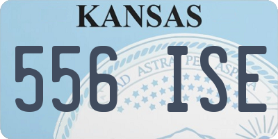 KS license plate 556ISE