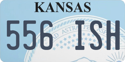 KS license plate 556ISH