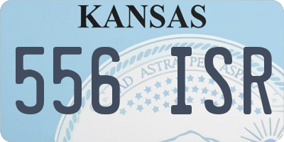 KS license plate 556ISR