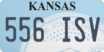 KS license plate 556ISV