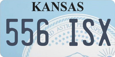 KS license plate 556ISX