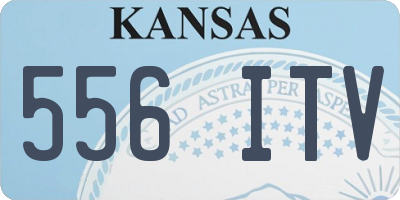 KS license plate 556ITV