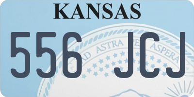 KS license plate 556JCJ