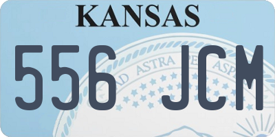 KS license plate 556JCM