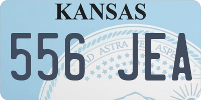 KS license plate 556JEA