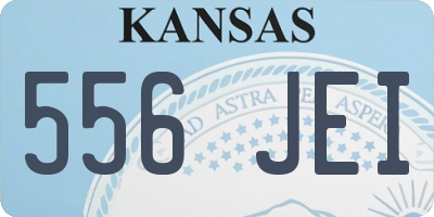 KS license plate 556JEI