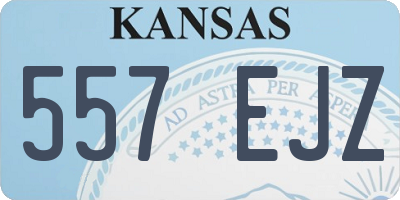 KS license plate 557EJZ