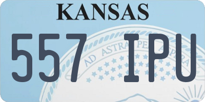KS license plate 557IPU