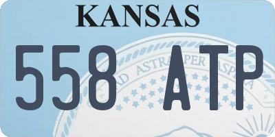 KS license plate 558ATP