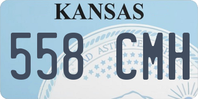 KS license plate 558CMH