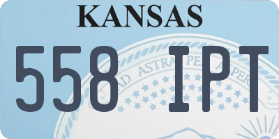 KS license plate 558IPT