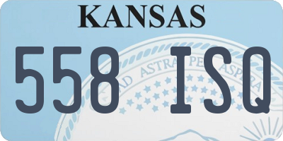 KS license plate 558ISQ