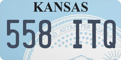 KS license plate 558ITQ