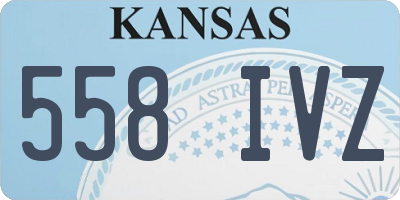 KS license plate 558IVZ