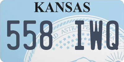 KS license plate 558IWQ