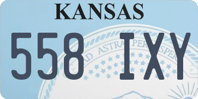 KS license plate 558IXY