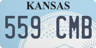 KS license plate 559CMB
