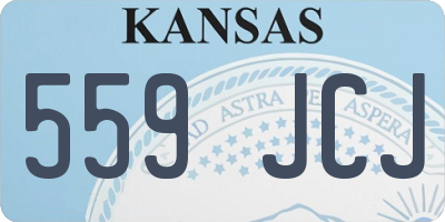 KS license plate 559JCJ