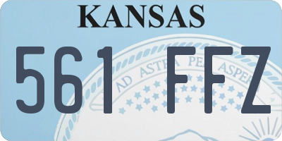 KS license plate 561FFZ