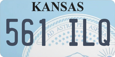 KS license plate 561ILQ