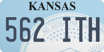 KS license plate 562ITH