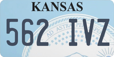 KS license plate 562IVZ