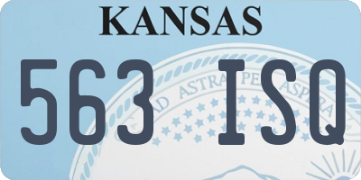 KS license plate 563ISQ