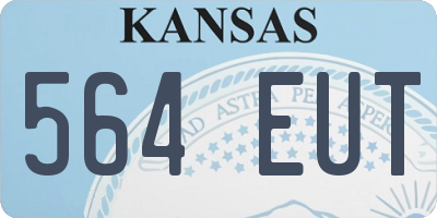KS license plate 564EUT