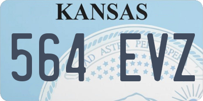 KS license plate 564EVZ