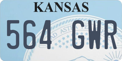 KS license plate 564GWR