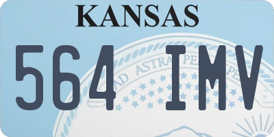 KS license plate 564IMV