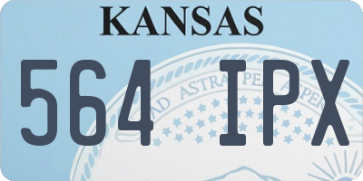 KS license plate 564IPX