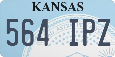 KS license plate 564IPZ